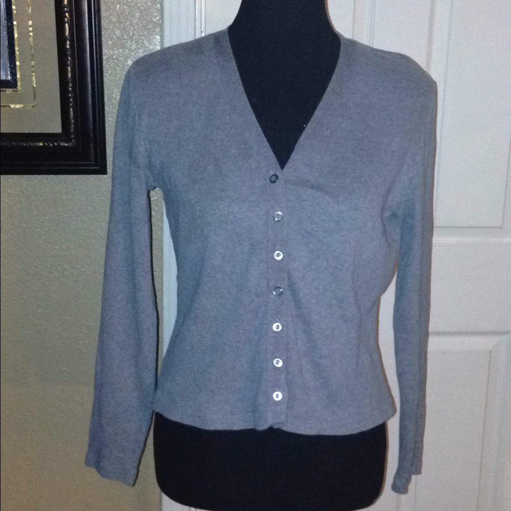 Dark grey cardigan